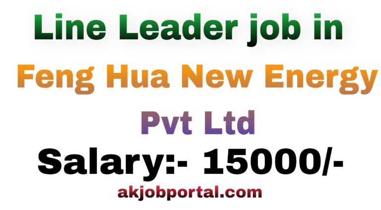 Line Leader job in feng hua New Energy Pvt Ltd Company